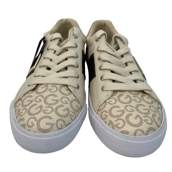 GBG G by Guess Los Angeles Tennis Shoe Fashion Monogram Size 7.5 low I6967 Bling - Picture 7 of 12